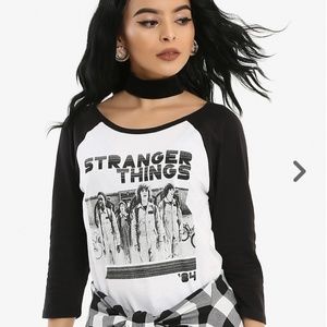 Stranger Things  Ghostbusters Combo Raglan T-Shirt